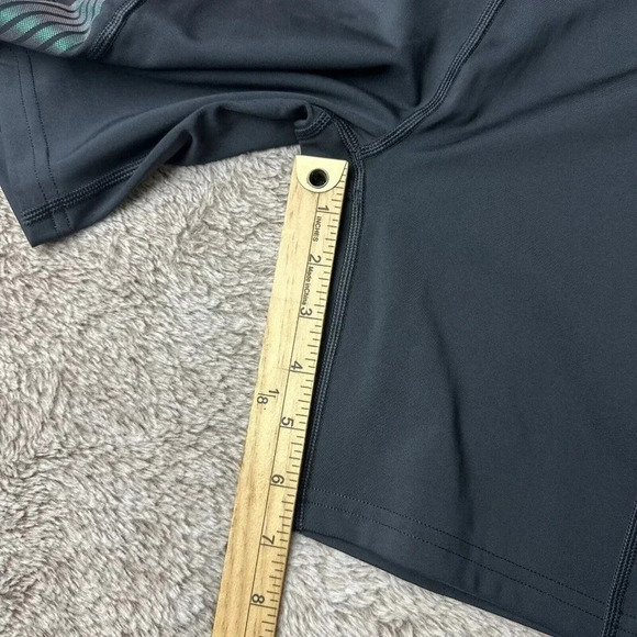 SAVAGE X FENTY Band-It High-Waist Bike Short Black Caviar/Oil Slick SZ L New - Picture 12 of 16